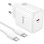 Мережевий зарядний пристрій Hoco N83 Profit PD40W (1USB-C) + кабель Type-C to Type-C - White