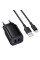 Мережевий зарядний пристрій Borofone BAS81A Star 10.5W (2USB-A) + кабель USB to Type-C - Black - фото