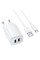 Мережевий зарядний пристрій Borofone BAS81A Star 10.5W (2USB-A) + кабель USB to Type-C - White - фото
