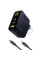 Мережевий зарядний пристрій Baseus PicoGo AE21 Fast Charger 100W (1USB-A/2C) + кабель Type-C to Type-C (E0121B) - Cosmic Black - фото