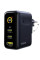 Мережевий зарядний пристрій Baseus PicoGo AE21 Fast Charger 100W (1USB-A/2C) + кабель Type-C to Type-C (E0121B) - Cosmic Black - фото