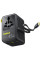 Мережевий універсальний перехідник Baseus AG11 45W with retractable cable (2USB-A/1C/1Socket) (E0307F) - Cosmic Black - фото