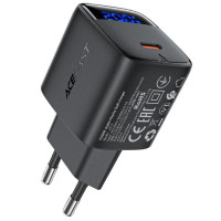 Сетевое зарядное устройство Acefast A113 PD20W GaN (1USB-C) - Black