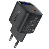 Сетевое зарядное устройство Acefast A115 PD30W GaN (1USB-C) - Black