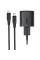 Мережевий зарядний пристрій Acefast A118 PD30W GaN (1USB-C) + кабель Type-C to Lightning - Black - фото