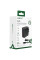 Мережевий зарядний пристрій Acefast A37 PD100W+QC3.0 GaN (1USB-A/3C) + кабель Type-C to Type-C 2m - Black - фото