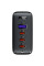 Мережевий зарядний пристрій Acefast A37 PD100W+QC3.0 GaN (1USB-A/3C) + кабель Type-C to Type-C 2m - Black - фото