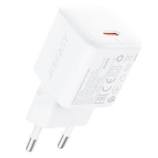 Мережевий зарядний пристрій Acefast A118 PD30W GaN (1USB-C) - White