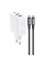 Мережевий зарядний пристрій Acefast A17 PD65W GaN (1USB-A/1C/1HDMI) + кабель Type-C to Type-C - White - фото