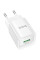 Мережевий зарядний пристрій Hoco C145A Charm QC3.0 18W (1USB-A) - White - фото