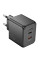 Мережевий зарядний пристрій Hoco CS16A Wish PD20W (1USB-C/1L) - Black - фото