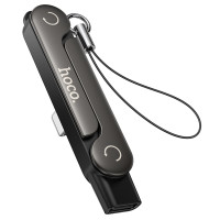 Перехідник Hoco UA47 Lightning male to Type-C female adapter - Black