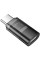 Перехідник Hoco UA36D Type-C male to Lightning female - Black - фото