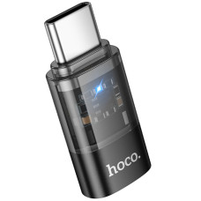 Перехідник Hoco UA36D Type-C male to Lightning female - Black