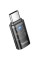 Перехідник Hoco UA36D Type-C male to Lightning female - Black - фото