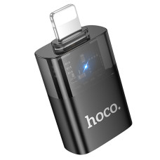 Перехідник Hoco UA36 Lightning male to USB female - Black
