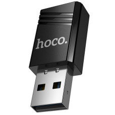 WiFi адаптер Hoco HI38 WiFi4 USB Internal Antenna 150Mbps - Black