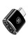 Перехідник Baseus USB Female To Type-C Male Adapter Converter (CATOTG) - Чорний - фото