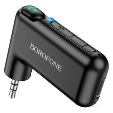 Bluetooth аудіо ресивер Borofone BC35 (AUX 3.5mm) - Чорний