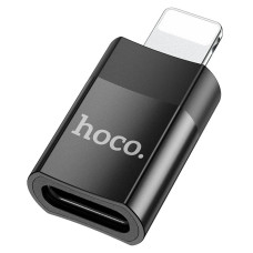 Перехідник Hoco UA17 Lightning Male to Type-C Female - Чорний