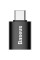 Перехідник Baseus Ingenuity Series Mini Type-C to USB 3.1 (ZJJQ000001) - Black - фото