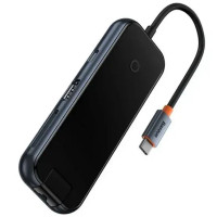 Перехідник HUB Baseus AcmeJoy 8-Port Type-C HUB Adapter (WKJZ010613) - Dark Grey