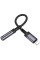 Перехідник Borofone BV24 Graceful Lightning to 3.5mm - Metal grey - фото