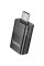 Перехідник Hoco UA36B OTG Type-C male to USB female transparent - Black - фото