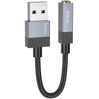 Переходник Hoco UPA32D Clever USB to 3.5mm - Black