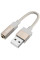 Перехідник Hoco UPA32D Clever USB to 3.5mm - Gold - фото