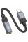 Перехідник Hoco UPA32C Type-C to 3.5mm - Black - фото