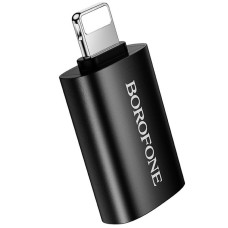 Переходник Borofone BV26 Lightning Male to USB Female USB2.0 - Black