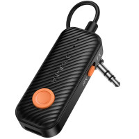 Bluetooth аудіо ресивер/трансмітер Borofone BC62 Walker (AUX 3.5mm) - Black star