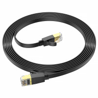 Кабель (патч-корд) Hoco US07 General Category 6 Gigabit (3m) - Black