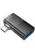 Перехідник Hoco UA36E Combo 2-in-1 (Type-C/Lightning to USB2.0) - Black - фото
