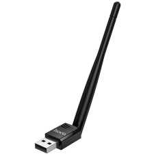 WiFi адаптер Hoco HI37 WiFi4 USB External Antenna 150Mbps - Black