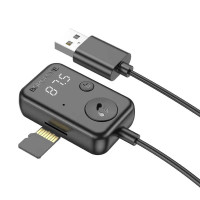Bluetooth аудіо ресивер Borofone BC49 June (USB-A) - Black