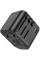 Мережевий універсальний перехідник Hoco AC15 Walker PD20W+QC3.0 (2USB-A/1C) (EU) - Black - фото