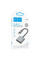 Перехідник Hoco UPA34A Type-C to Type-C*2 - Metal gray - фото