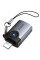 Перехідник Hoco UA46 Lightning Male to USB Female USB2.0 - Metal gray - фото