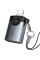 Перехідник Hoco UA46 Lightning Male to USB Female USB2.0 - Metal gray - фото