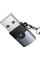 Перехідник Hoco UA46B USB Male to Type-C Female USB3.0 - Metal gray - фото