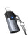 Перехідник Hoco UA46A Lightning Male to Type-C Female - Metal gray - фото