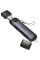 Картридер Hoco HB56A Victory 5in1 Lightning/USB2.0 to SD/TF3.0 + USB 2.0 - Metal gray - фото