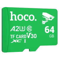 Карта памяти Hoco microSDXC Class 10 - 64GB (без адаптера) - Green