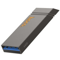 Флеш-накопичувач Hoco UD13 USB3.2 - 64GB - Gray