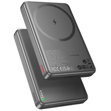 Портативний ЗП Power Bank Hoco Q26A Joy PD20W з БЗП 10000 mAh - Metal gray