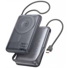 Портативний ЗП Power Bank Hoco Q43 Clever PD20W з БЗП+iWatch Type-C 10000 mAh - Metal gray