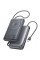 Портативний ЗП Power Bank Hoco Q43 Clever PD20W з БЗП+iWatch Type-C 10000 mAh - Metal gray - фото
