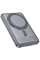 Портативний ЗП Power Bank Hoco Q46 Title PD20W з БЗП+card holder 5000 mAh - Silver gray - фото
